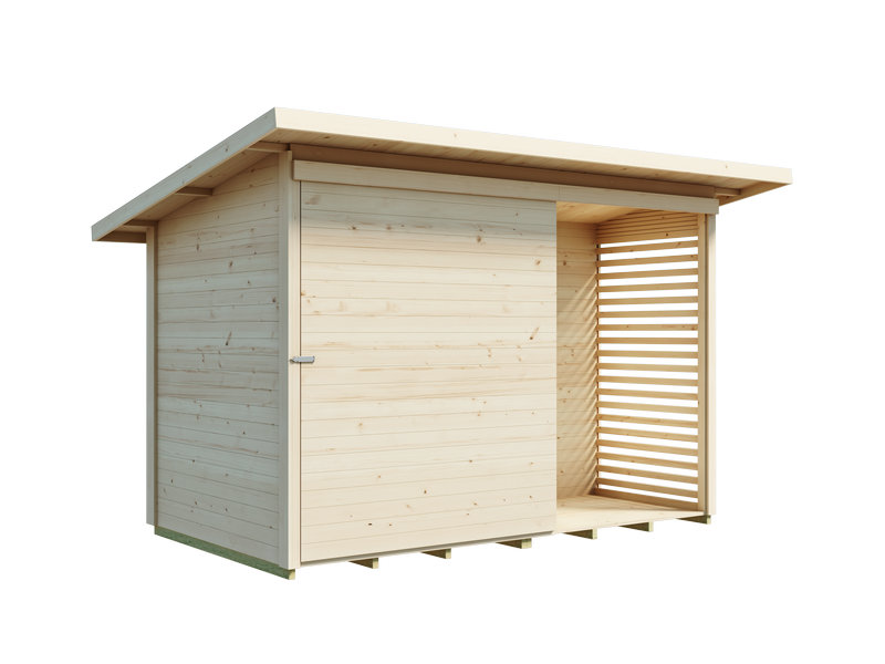 Roskakatos Luoman Lillevilla 660 Ookila, 5,1 m2, seinävahvuus 21 mm