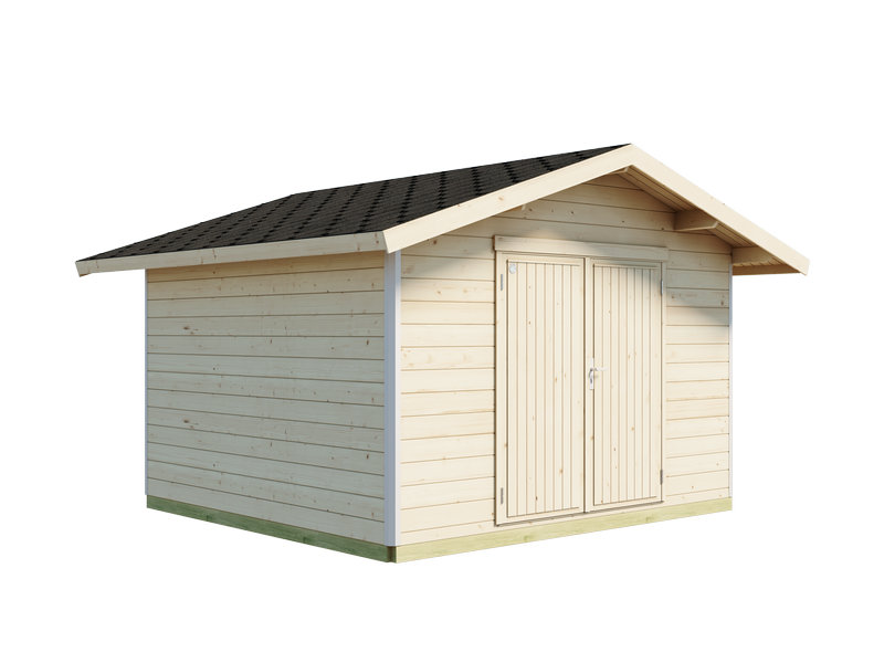 Varastovaja Luoman Lillevilla 409-1 Omena, 9,9 m2, seinävahvuus 28 mm