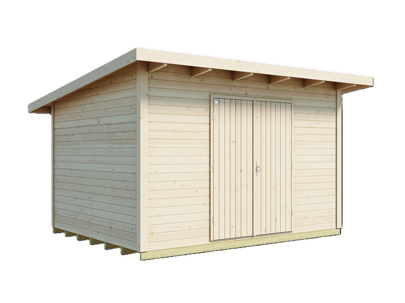Pihavarasto Luoman Lillevilla 588 Valokki, 11,4 m2, seinävahvuus 28 mm