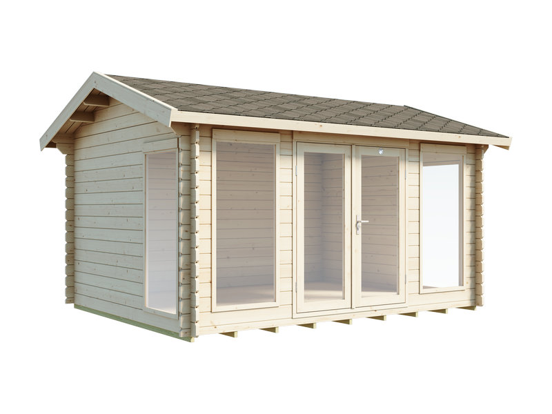Piharakennus Luoman Lillevilla 342 Olos, 11,7 m2, seinävahvuus 34 mm