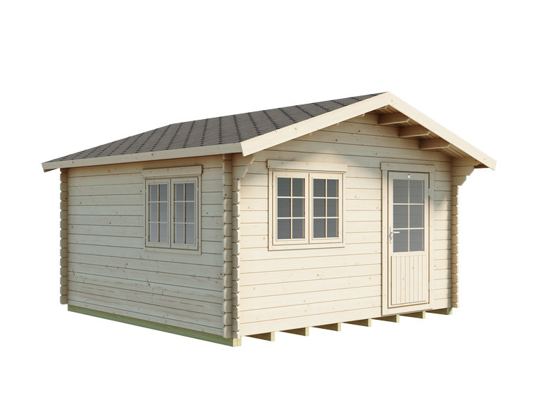 Piharakennus Luoman Lillevilla 70-3 Lainio, 15,2 m2, seinävahvuus 34 mm