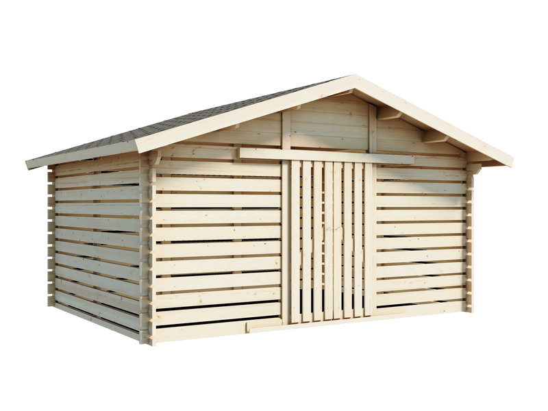 Puuliiteri Luoman Lillevilla 593 Malla, 12 m2, seinävahvuus 34 mm