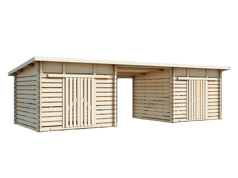 Parilato Luoman Lillevilla 595 Nattaset, 21,7 m2, seinävahvuus 34 mm