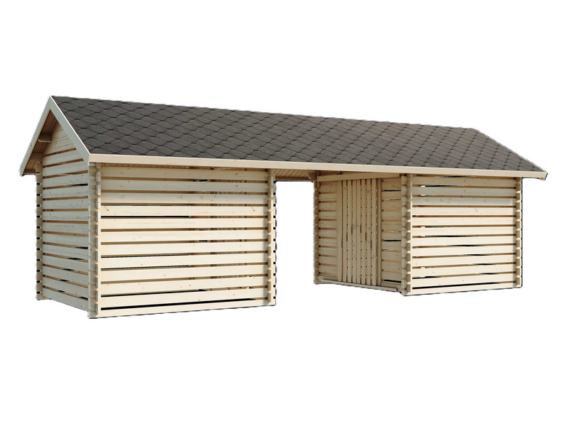Parilato Luoman Lillevilla 364, 17,3 m2, seinävahvuus 34 mm