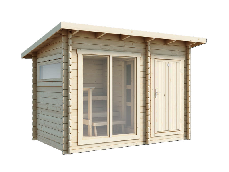 Pihasauna Luoman Lillevilla 11 Kallavesi, 6,6 m2, seinävahvuus 44 mm