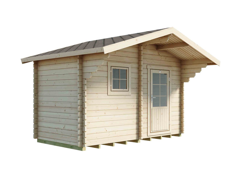 Pihasauna Luoman Lillevilla 10 Kulovesi, 7,6 m2, seinävahvuus 44 mm