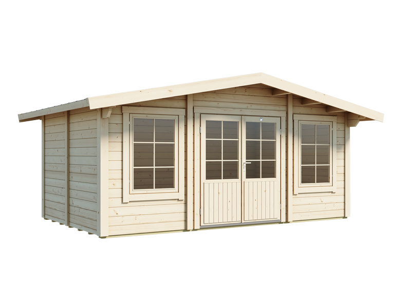 Piharakennus Luoman Lillevilla 617 Onkivesi, 15 m2, seinävahvuus 44 mm