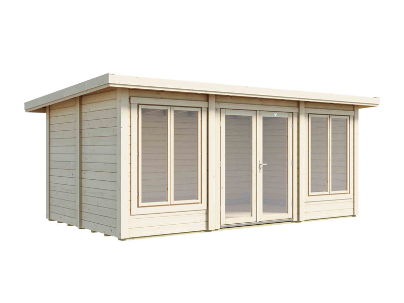 Piharakennus Luoman Lillevilla 388 Pielinen, 15,6 m2, seinävahvuus 44 mm