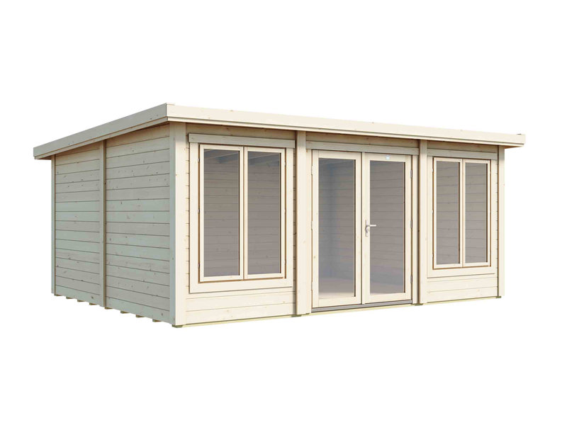 Piharakennus Luoman Lillevilla 428 Vuoksi, 20,8 m2, seinävahvuus 44 mm