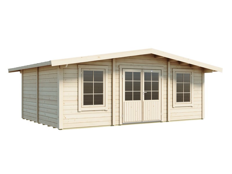 Piharakennus Luoman Lillevilla 620 Sorsavesi, 24 m2, seinävahvuus 44 mm