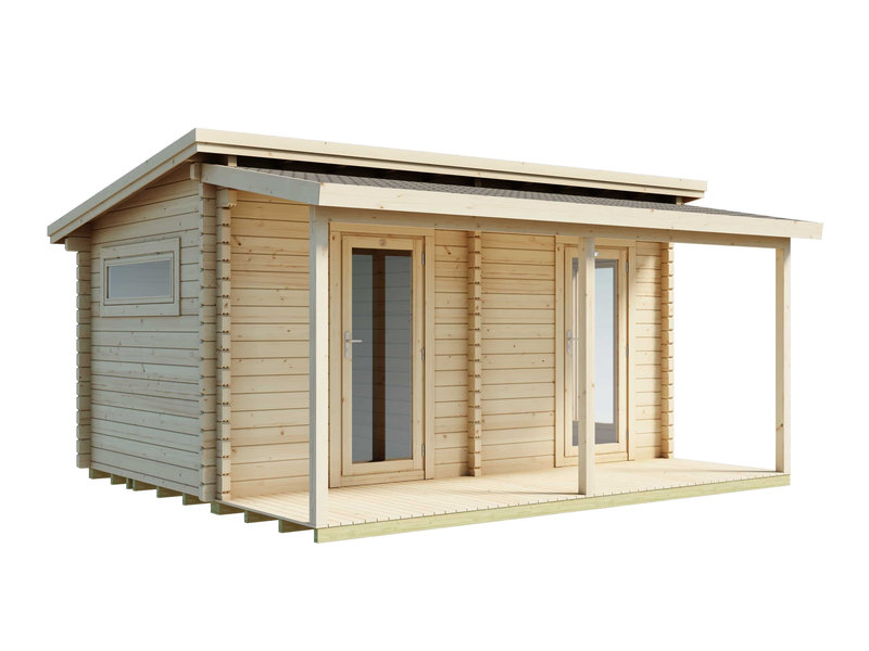 Pihasauna Luoman Lillevilla 729-2 Kihu, 13,23 m2, seinävahvuus 70 mm