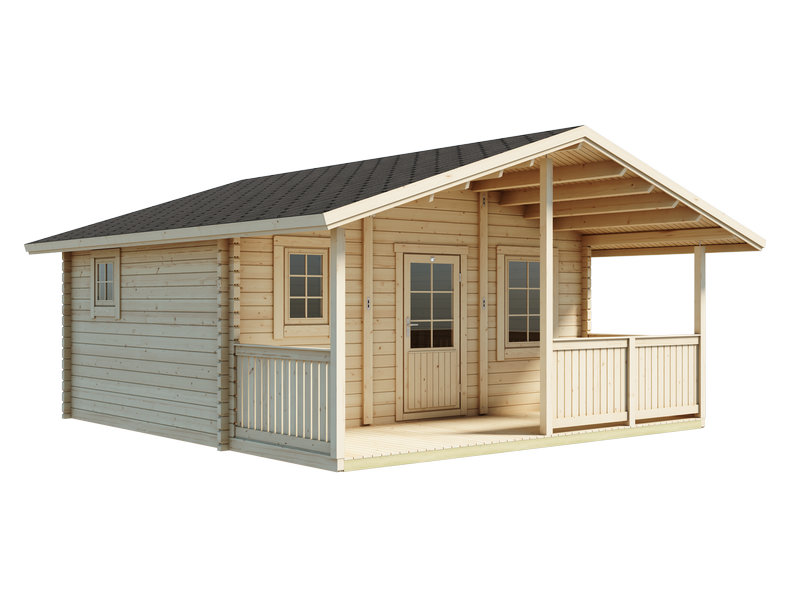 Piharakennus Luoman Lillevilla 20A-2 Ruokki, 20 m2, seinävahvuus 70 mm