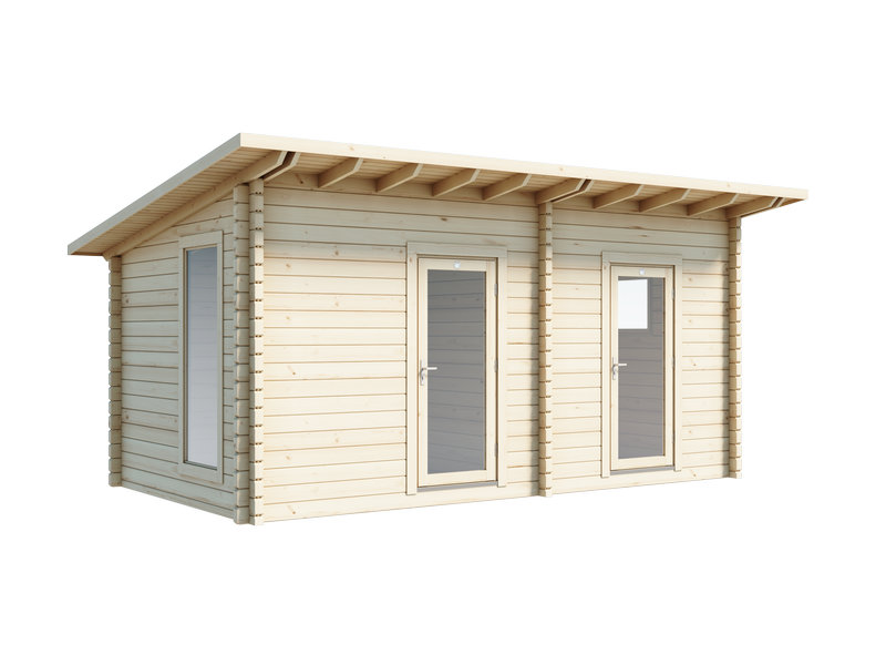 Piharakennus Luoman Lillevilla 723-2 Kaakkuri, 14,84 m2, seinävahvuus 70 mm