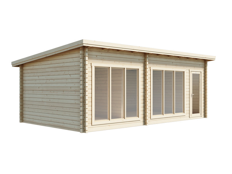 Piharakennus Luoman Lillevilla 712 Sirkku, 28 m2, seinävahvuus 70 mm