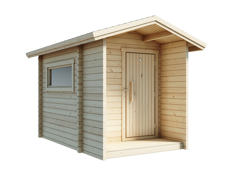 Pihasauna Luoman Lillevilla 734 Riekko, 5,89 m2, seinävahvuus 70 mm