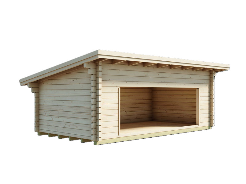 Laavu Luoman Lillevilla 736 Tundra, 12 m2, seinävahvuus 70 mm