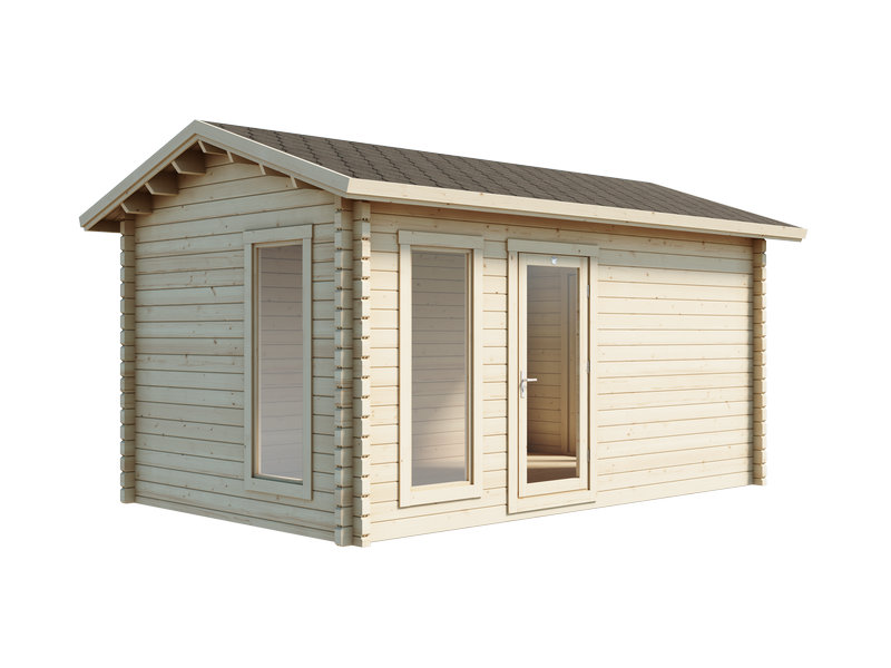 Piharakennus Luoman Lillevilla 740 Sieppo, 15 m2, seinävahvuus 70 mm