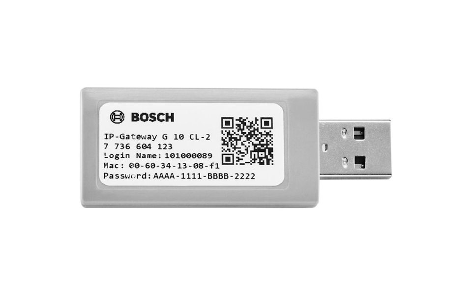 Ilmalämpöpumpun Wifi-etäohjain Bosch Climate 3200i/5100i