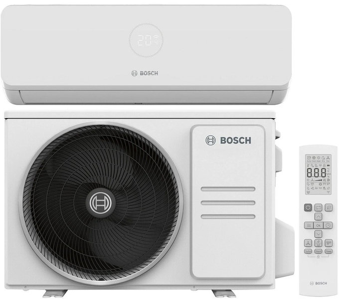 Ilmalämpöpumppu Bosch Climate 5100i-set 25 HE, valkoinen