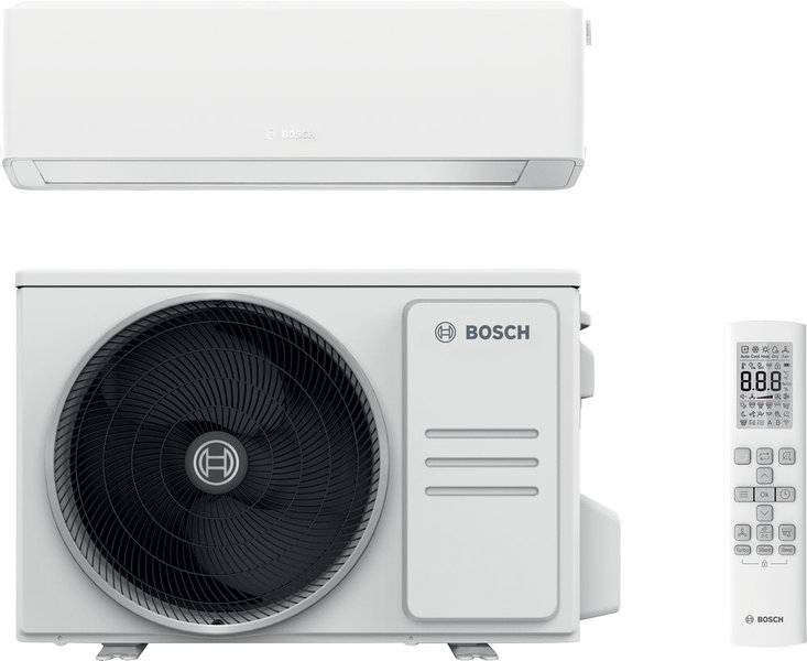 Ilmalämpöpumppu Bosch Climate 7100i-Set 35 HE, valkoinen