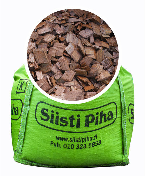 Koristekate ruskea Siisti Piha, 1000 l suursäkki