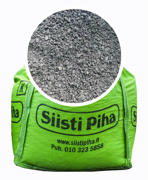 Kivituhka 0-6 mm Siisti Piha, 1000 kg harmaa suursäkki