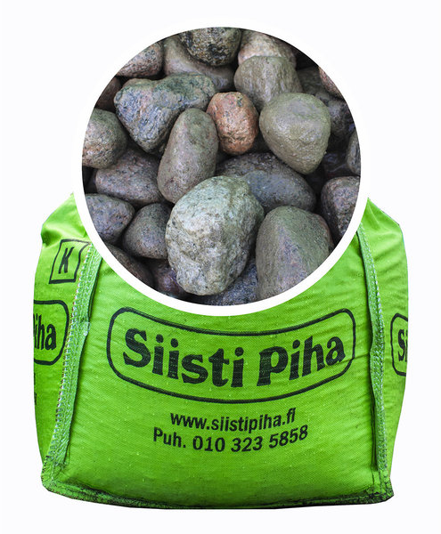 Mukulakivi 5-10 cm Siisti Piha, 900 kg suursäkki