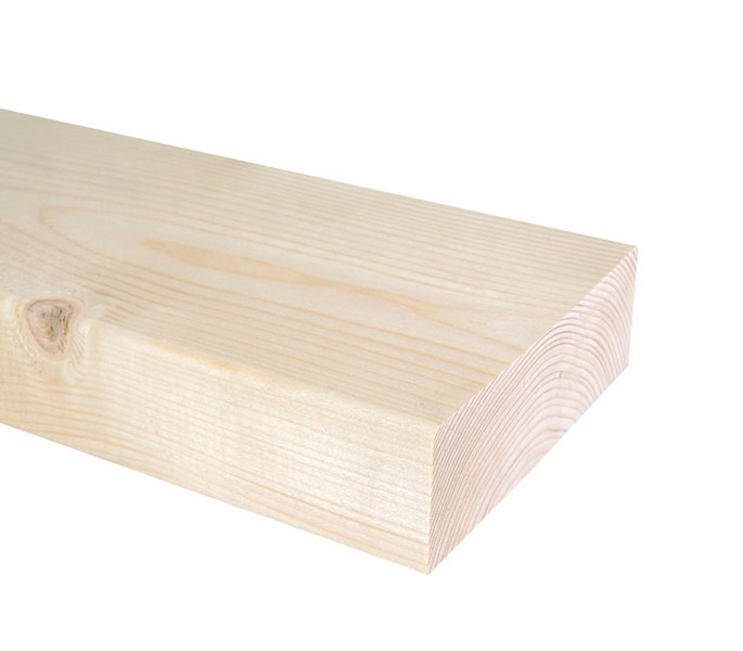Mitallistettu puutavara JR-Wood, C24 lujuusluokka, 48x148x5400, puuvalmis
