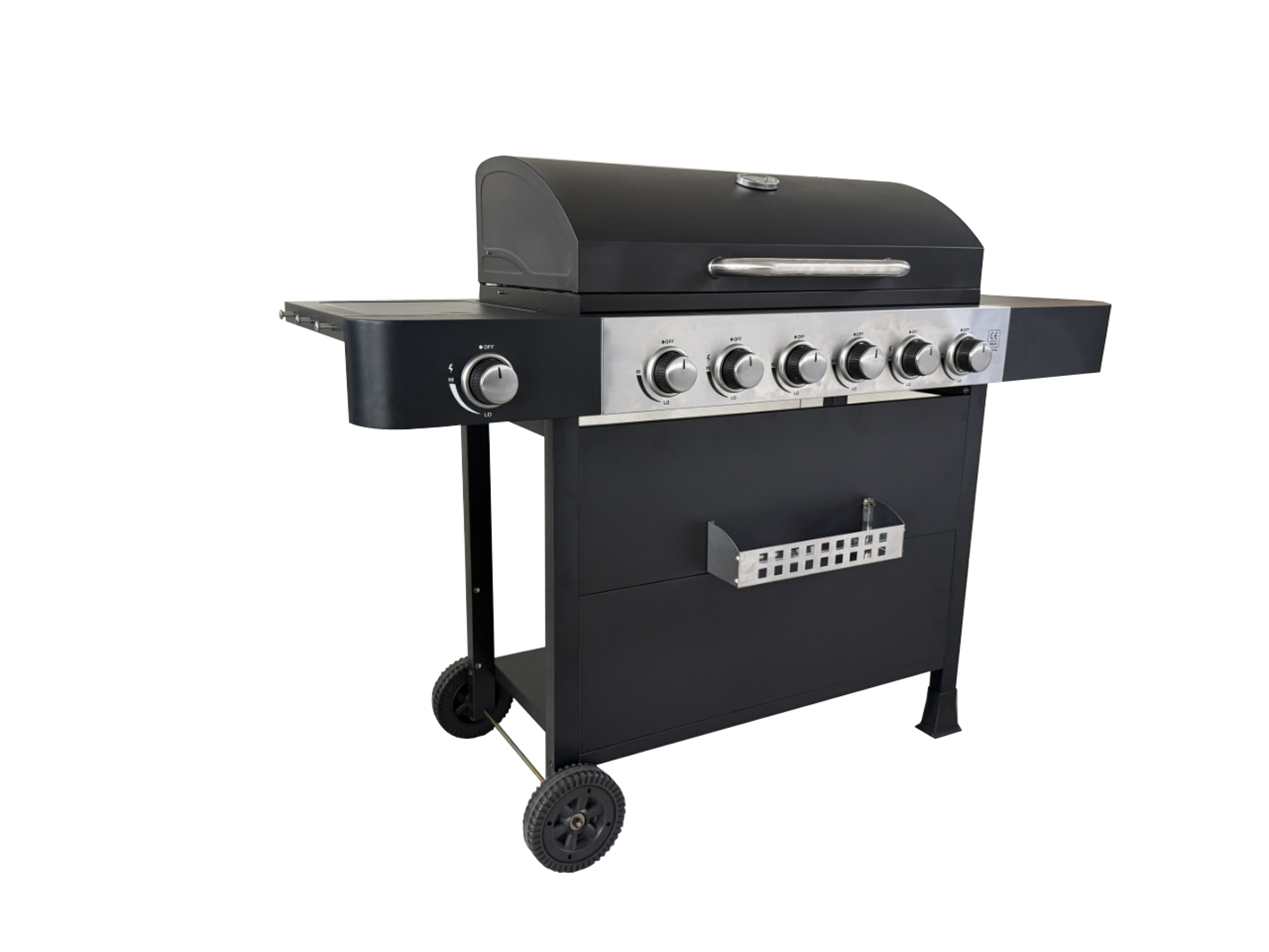 Kaasugrilli Lucifer Roaster, 6+1 poltinta