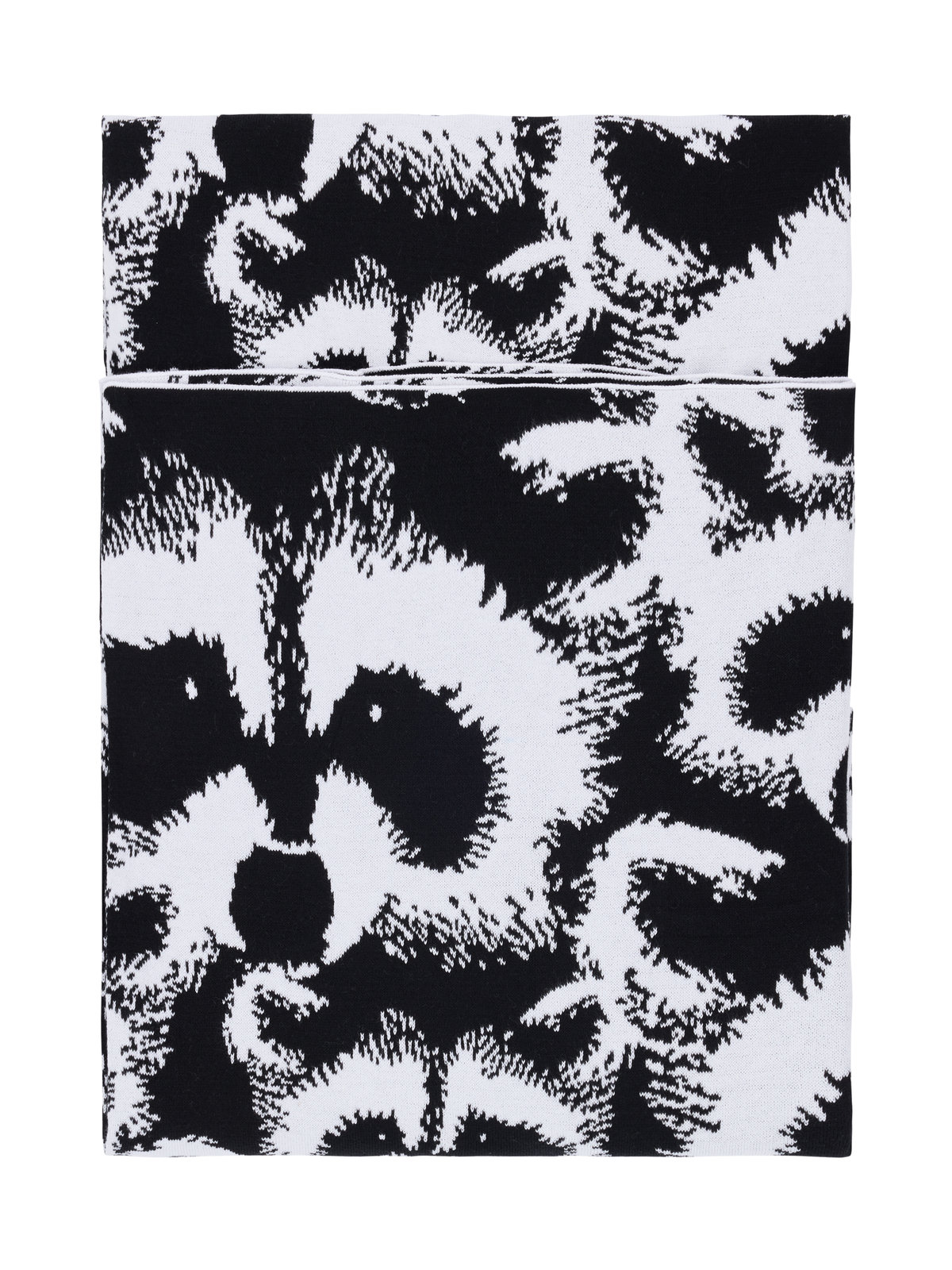 Torkkupeitto Finlayson Pesue, GOTS, 125x150cm, musta/valkoinen