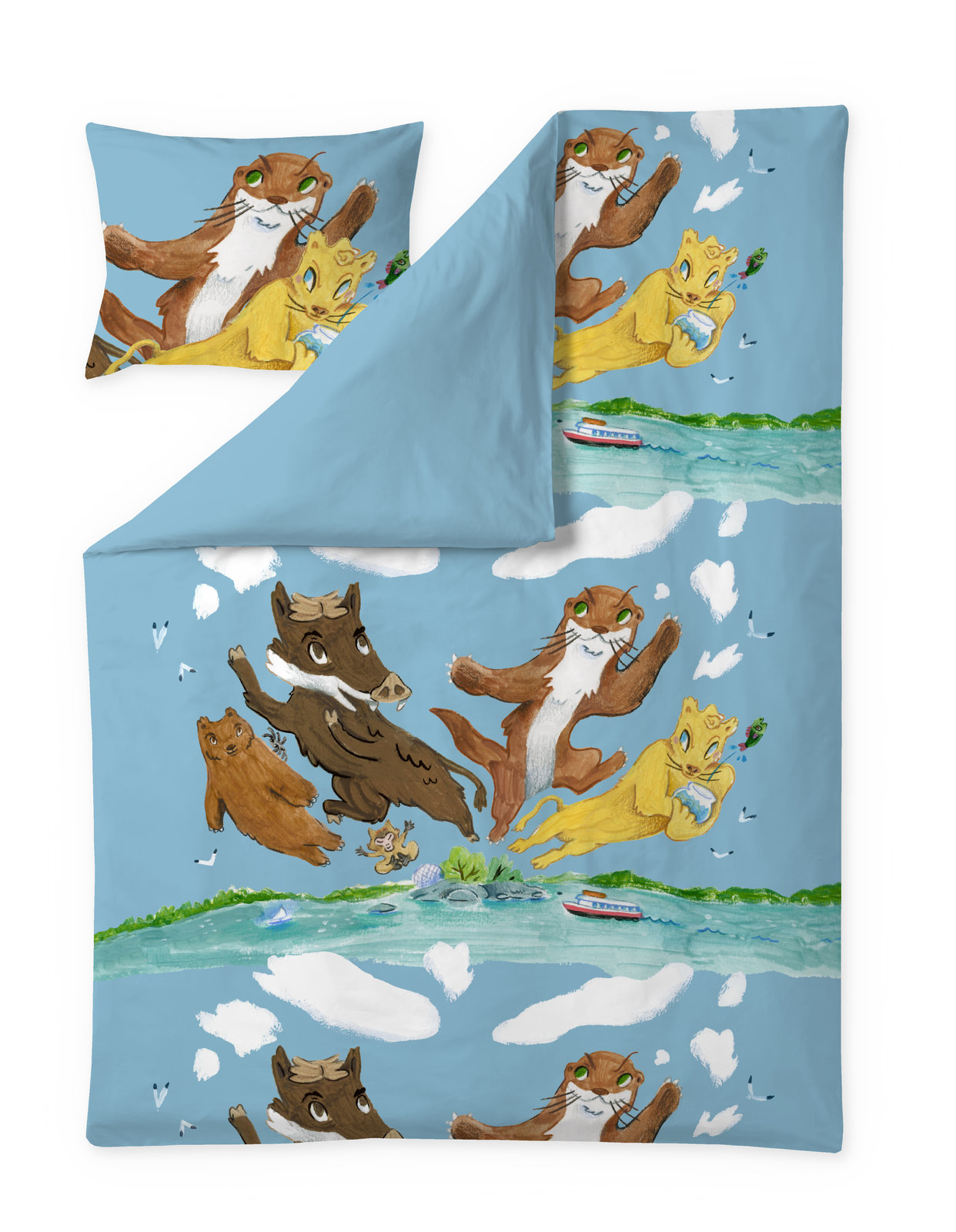 Pussilakanasetti Finlayson Sankarit, multi