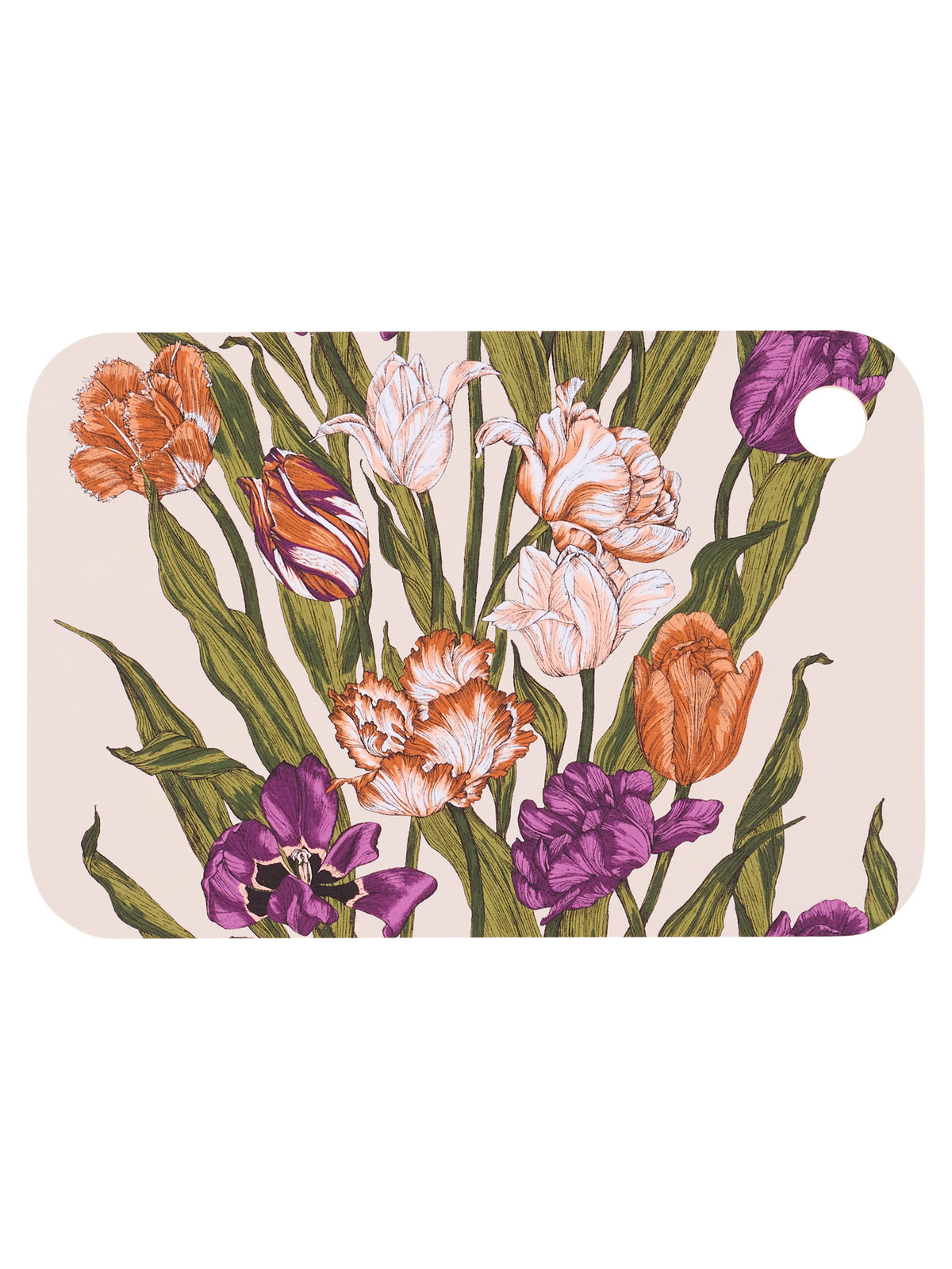 Leikkuulauta Vallila Kukoistus, 21x31cm, terra-violetti