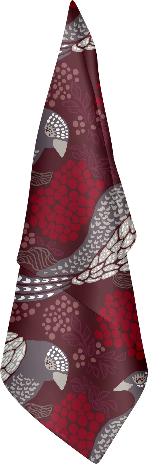Keittiöpyyhe 2 kpl Vallila Viserrys, 50x70cm, punainen
