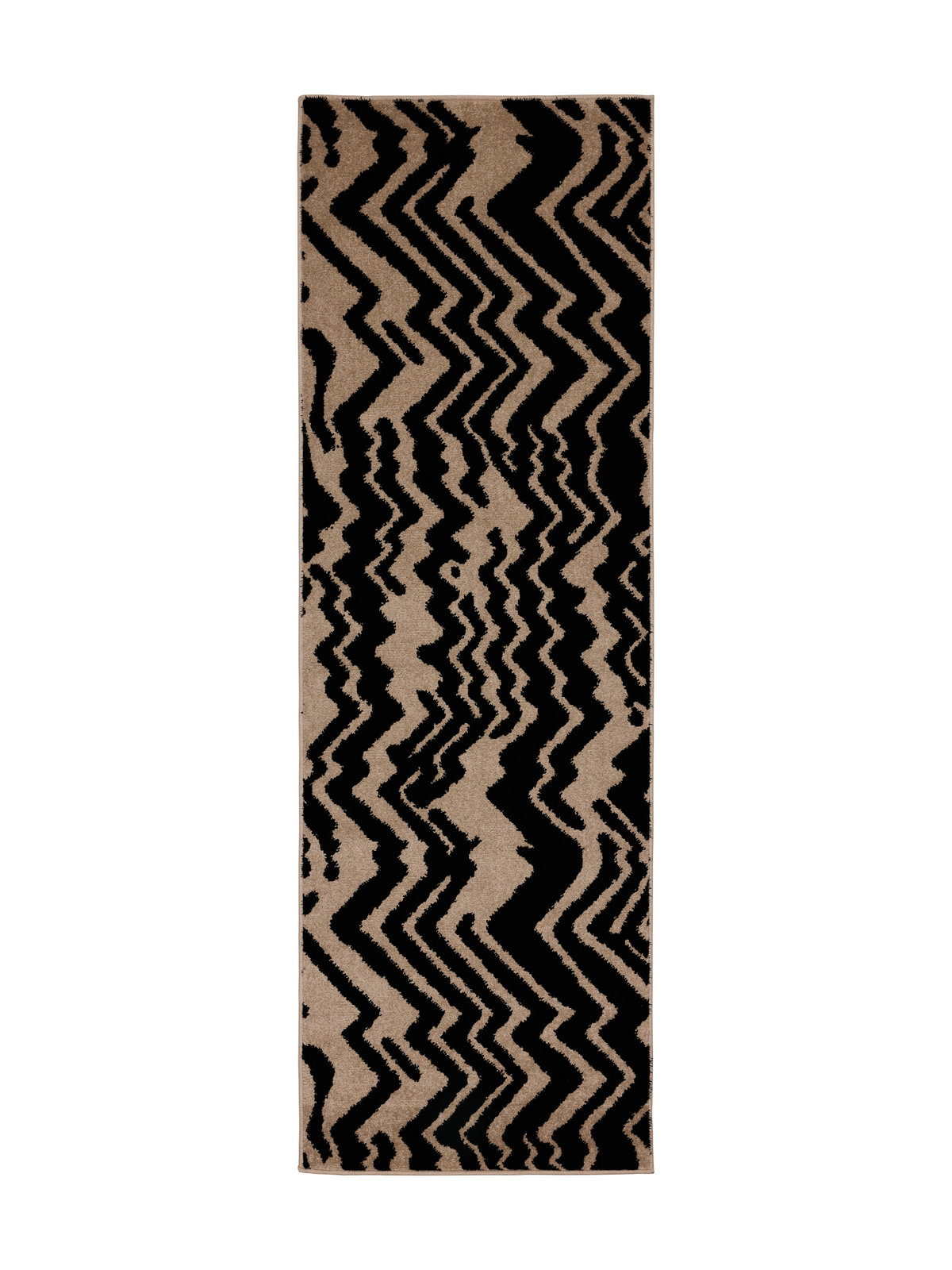 Käytävämatto Vallila Zebra, 80x230cm, beige-musta