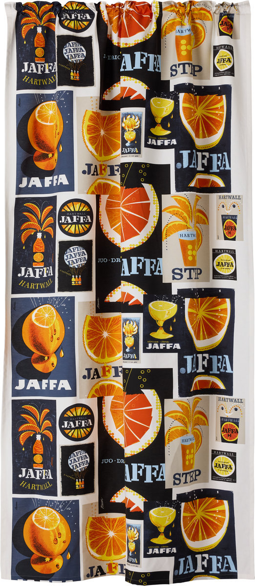Verho Vallila Juhlajaffa, 140x250cm, monivärinen
