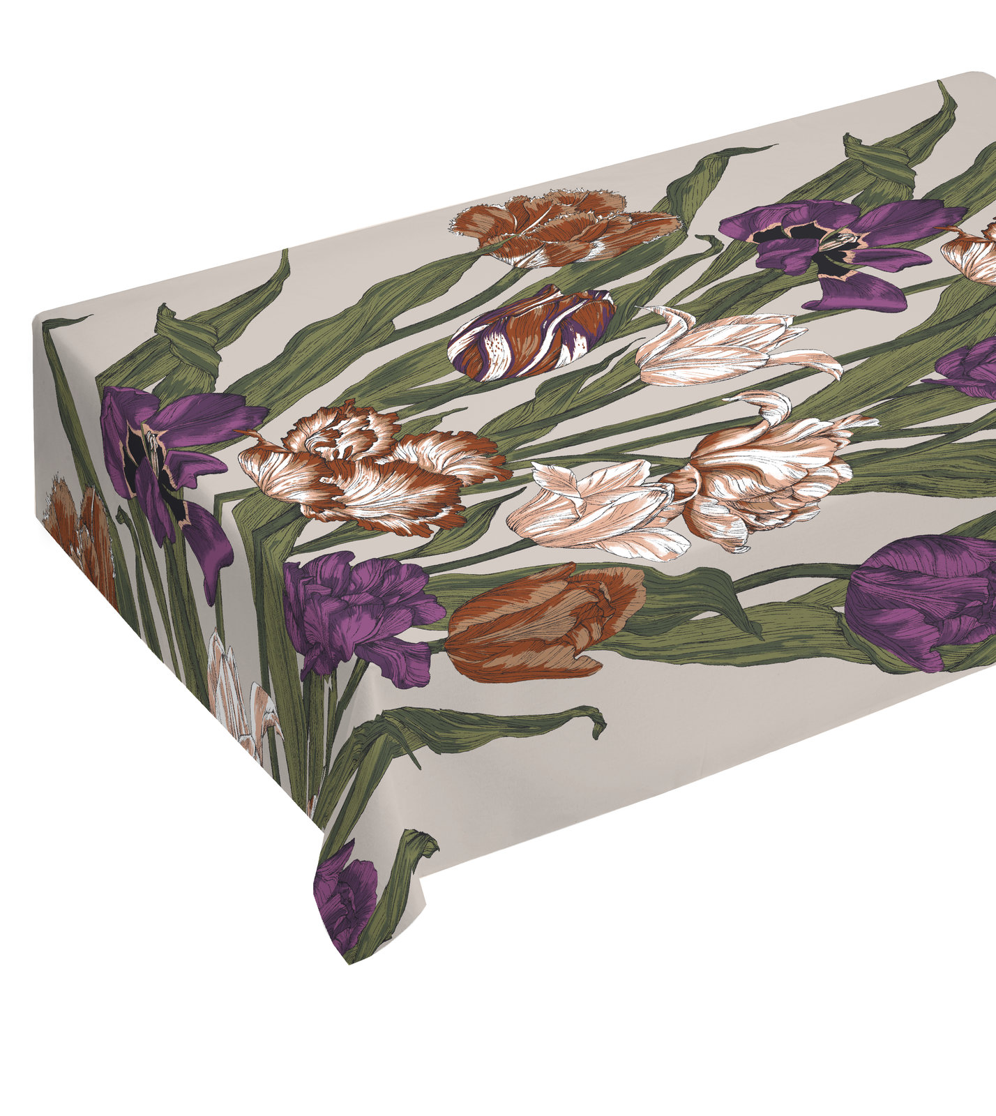 Vahakangasliina Vallila Kukoistus, 140x250cm, terra-violetti