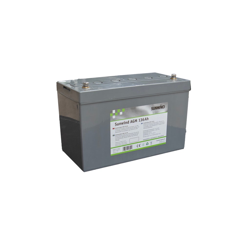 Akku Sunwind AGM, 12 V, 136 Ah