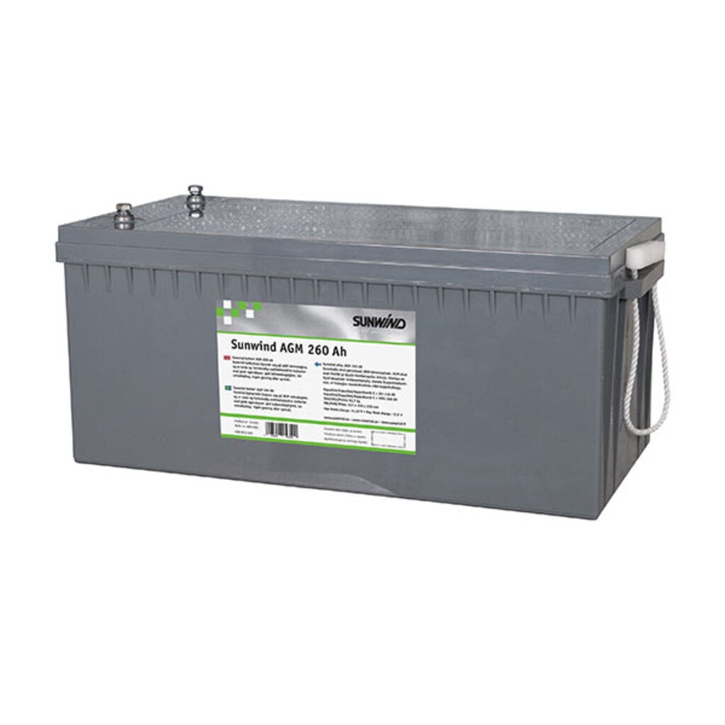 Akku Sunwind AGM, 12 V, 260 Ah