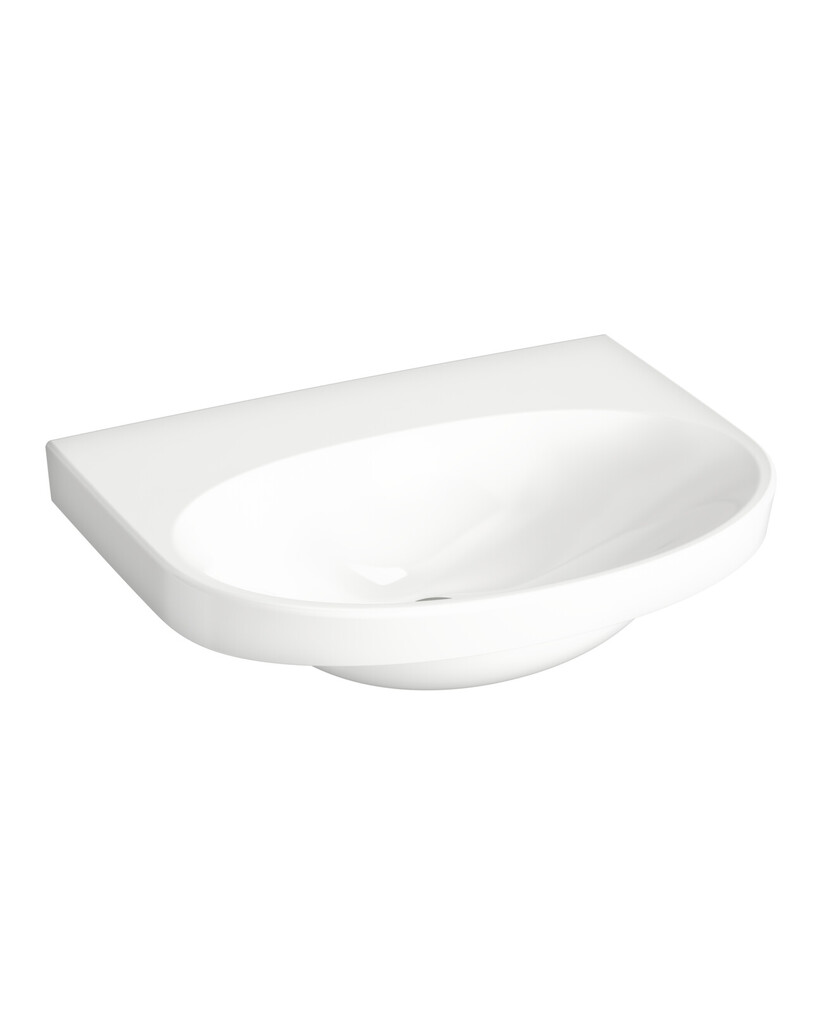 Pesuallas Gustavsberg Nautic 5560, 60 cm, Pulttikiinnitys, Ilman hananreikää, Ilman ylivuotoaukkoa, CeramicPlus