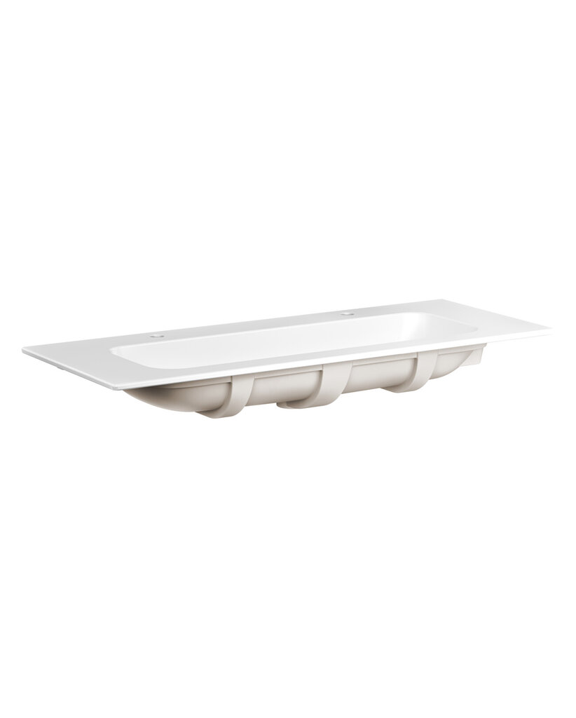Pesuallas Gustavsberg Artic Slim -allaskaapille, 120 cm, Mattavalkoinen