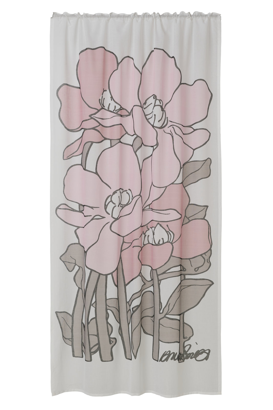 Valoverho Vallila Olivia, 140x250cm, roosa
