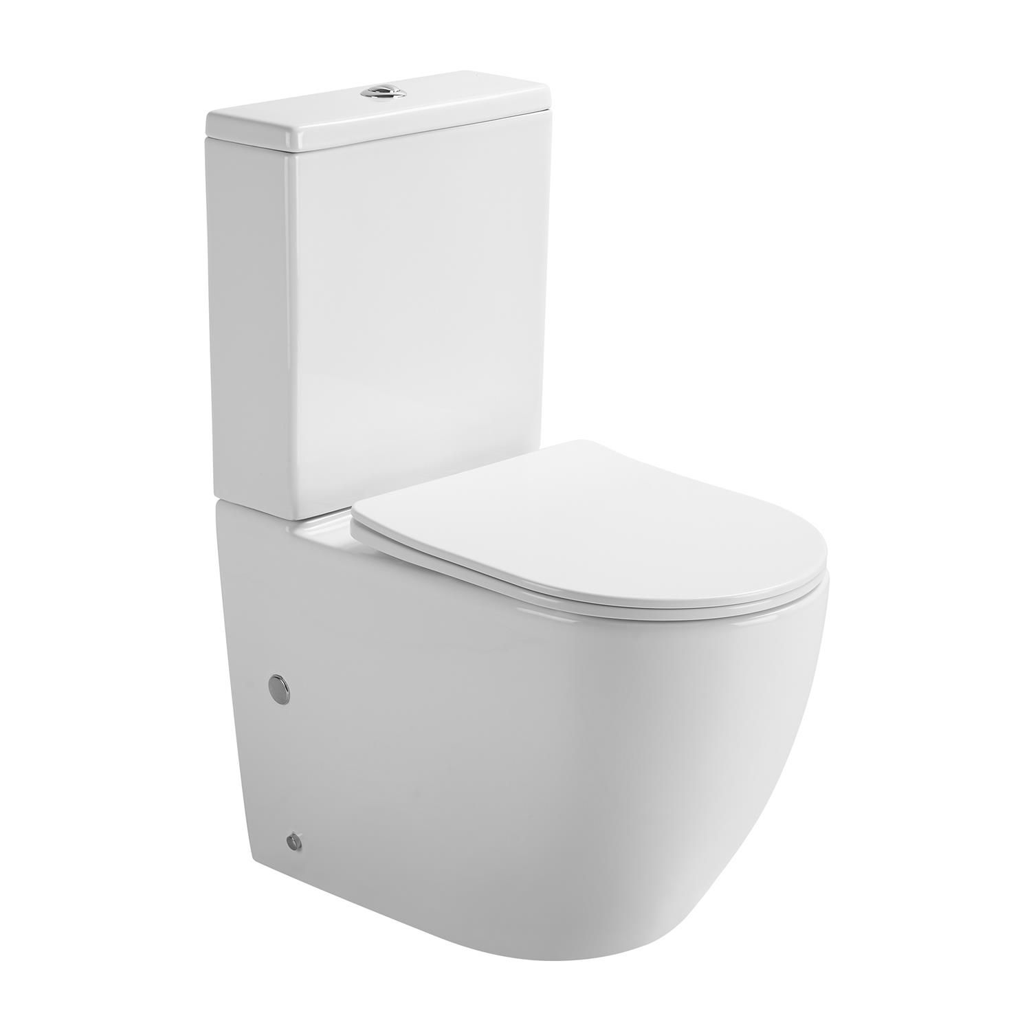 WC-istuin Valera Pacho Rimless, Soft-close -kannella, Valkoinen