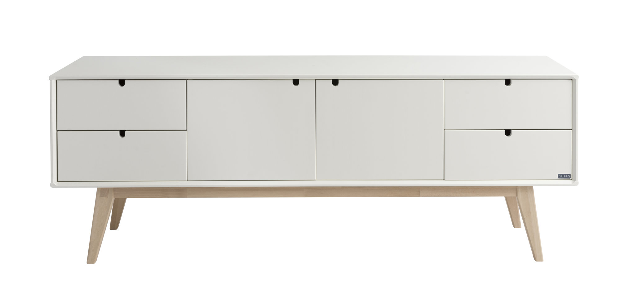 Tv-Taso Kiteen Notte, 160x36x59 cm, Valkoinen