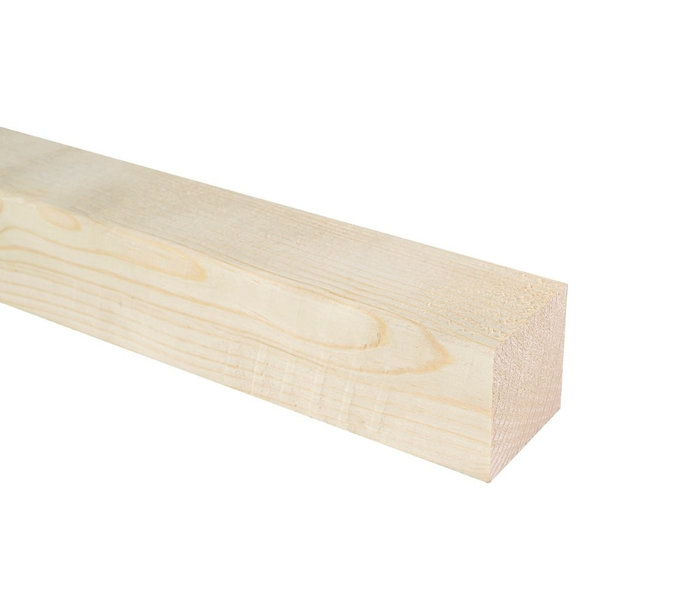 Mitallistettu puutavara JR-Wood, 48x48 mm, puuvalmis