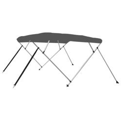 4-kaarinen bimini-kate, antrasiitti 243x196x137 cm