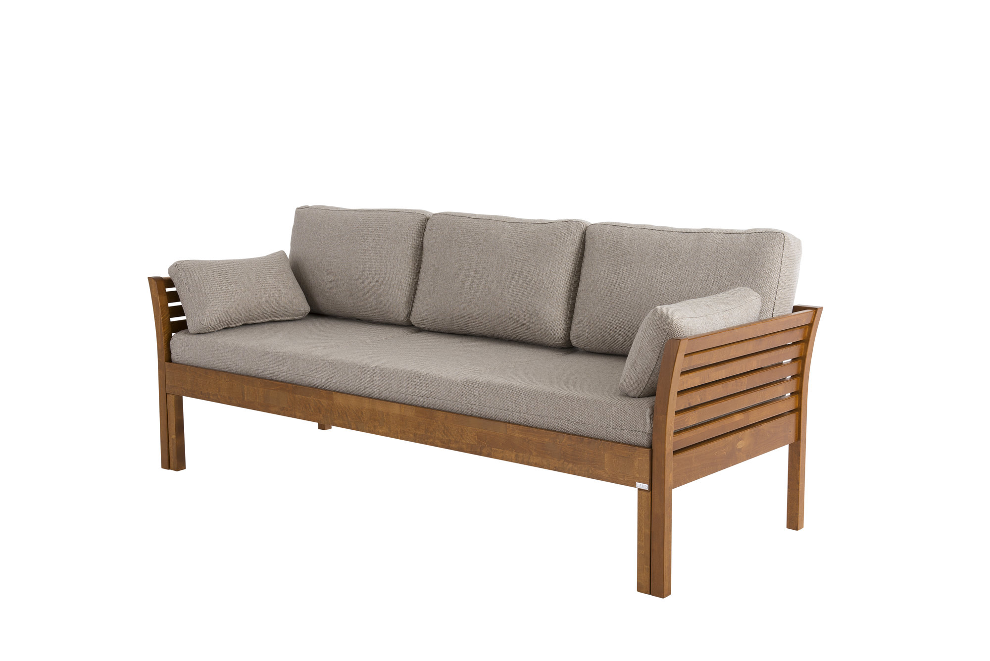 Vuodesohva Kiteen Kanerva, 190x75/140 cm, Pähkinä