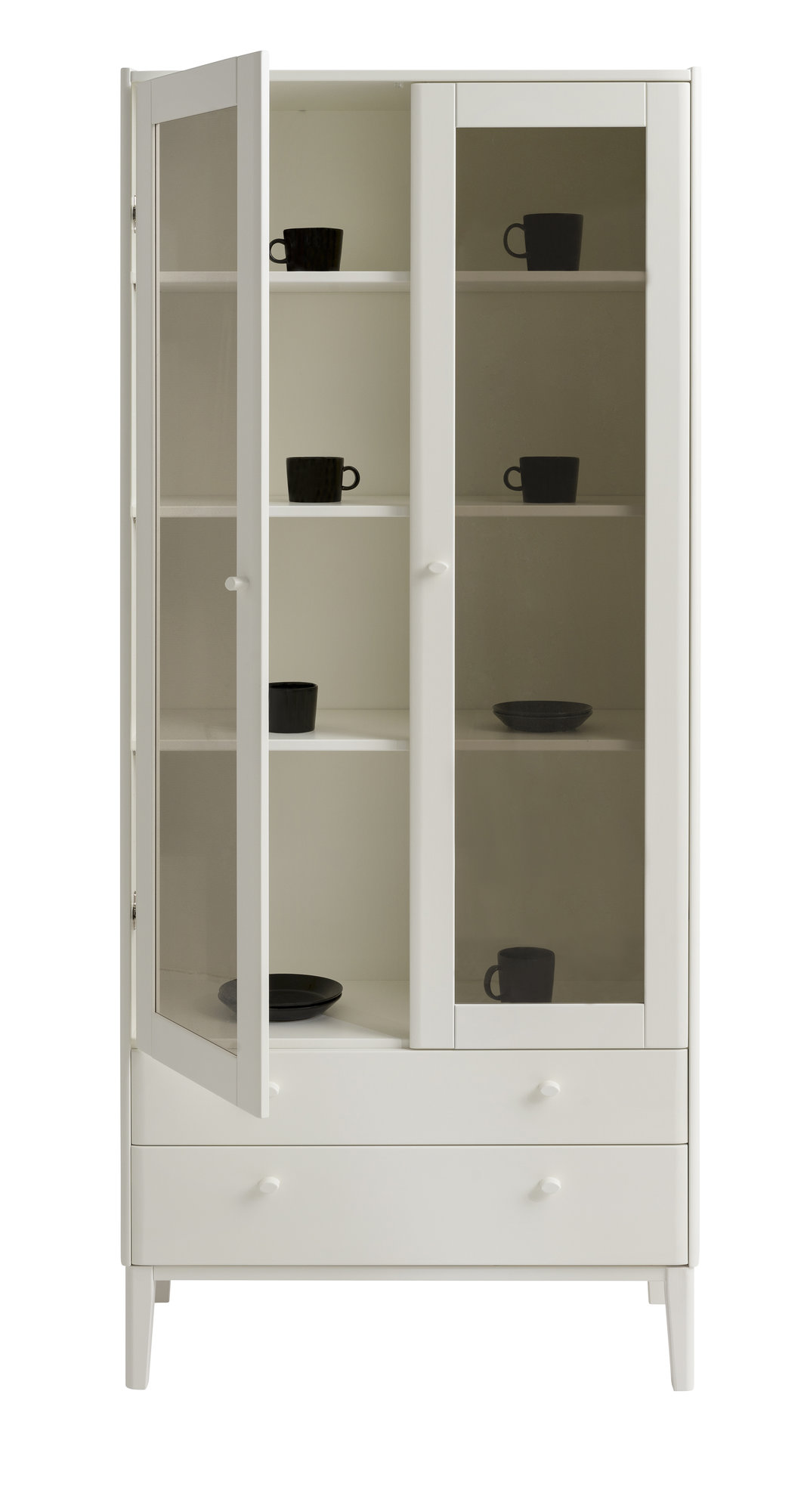 Vitriini Kiteen Matinea, 79x36x182 cm, Valkoinen