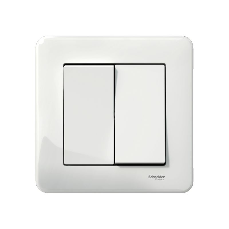 5-kytkin Schneider Electric Exxact, ruuviliitos, valkoinen