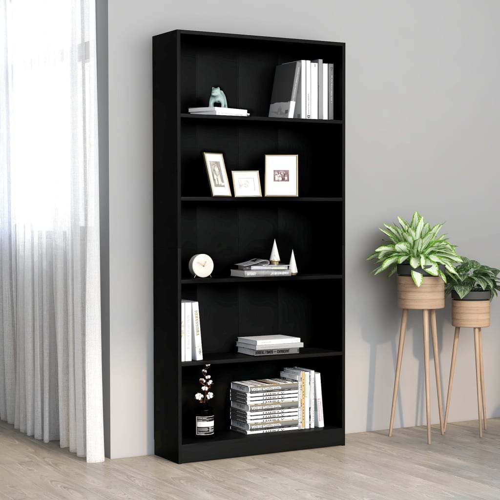 Kirjahylly 60-80x24x74-175cm