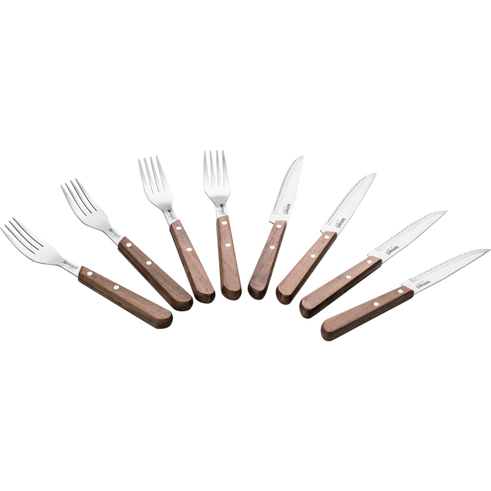 Pihviaterinsetti Walnut Lamart LT2062, 8-osainen
